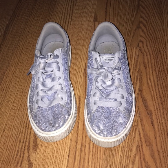 lavender purple puma sneakers! 💜 - Picture 1 of 3